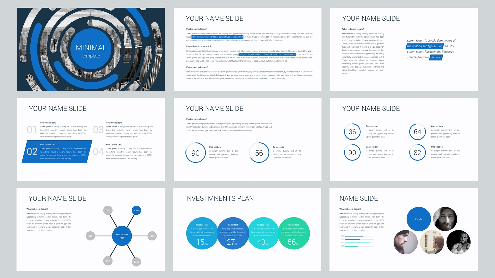 Минималистичная презентация в powerpoint шаблоны